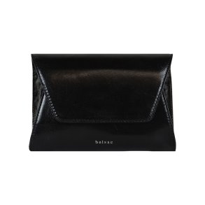 Venus, Belsac sort clutch i skind med et stort rum og lang aftagelig, regulerbar rem