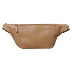 Haya, Belsac camel bltetaske i skind med flere rum og regulerbar rem