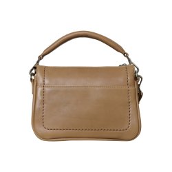 Lecia, Belsac camel crossbody i skind