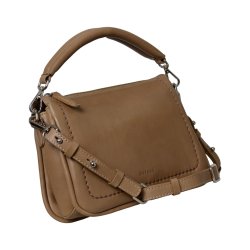Lecia, Belsac camel crossbody i skind