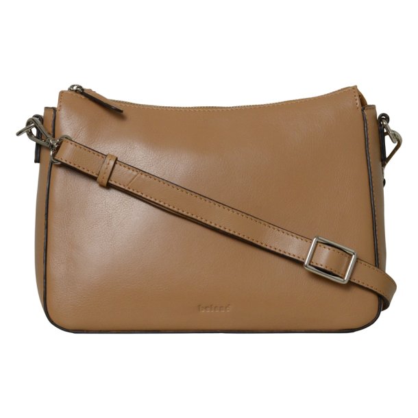 Naya, Belsac camel crossbody med lang regulerbar rem og toplynls