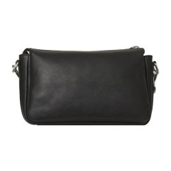 Nora, Belsac crossbody i sort med skulderrem og lang regulerbar rem