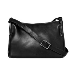 Oana, Belsac sort crossbody med regulerbar rem 