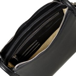 Oana, Belsac sort crossbody med regulerbar rem 