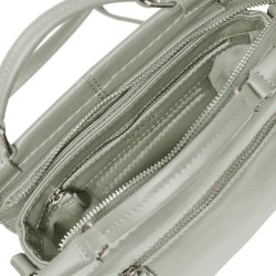 Octavia, Belsac mist crossbody/hndtaske i bldt skind med mange rum
