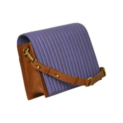 Katherina, Belsac crossbody i cognac/lilla