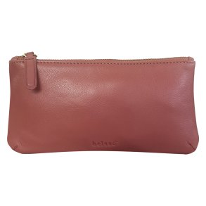 Belsac rosa makeup pung/penalhus I skind med lynl�s