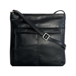 Amandine, Belsac sort crossbody med et stort rum og lang regulerbar rem