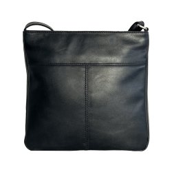 Amandine, Belsac sort crossbody med et stort rum og lang regulerbar rem