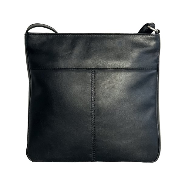 Amandine, Belsac sort crossbody med et stort rum og lang regulerbar rem