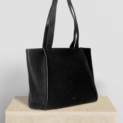 Paprika, Belsac sort shopper i skind med stort rum