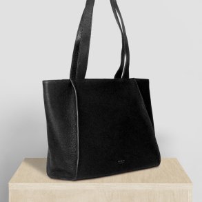 Paprika, Belsac sort shopper i skind med stort rum