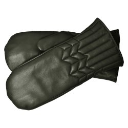 Klo, Belsac skindluffe i grn med quilt p oversiden