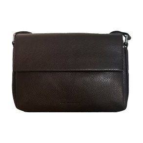 Fala, Belsac brun crossbody med overslag og lang regulerbar rem