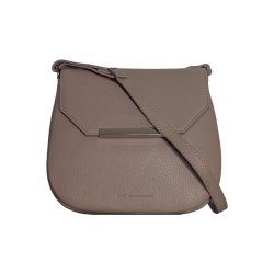 Josefin, Belsac rosa skuldertaske/crossbody i skind med flere rum og overslag