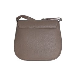 Josefin, Belsac rosa skuldertaske/crossbody i skind med flere rum og overslag