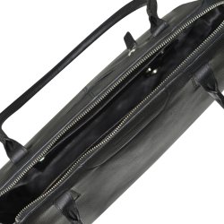 Estelle, Belsac sort rummelig skuldertaske i skind med kraftige skulderremme