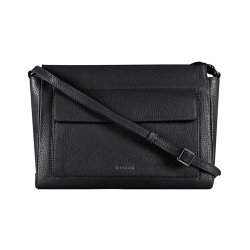  Kasa, Belsac sort crossbody i bldt skind med stor forlomme og lang rem