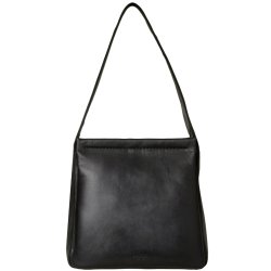 Phoebe, Belsac sort skuldertaske i bldt skind med flere rum