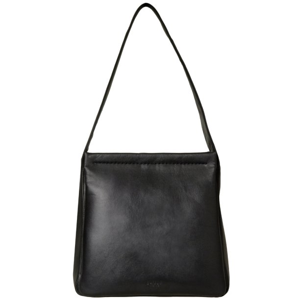 Phoebe, Belsac sort skuldertaske i bldt skind med flere rum