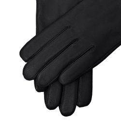 Belsac skindhandske i sort med touch/48 Handsker -