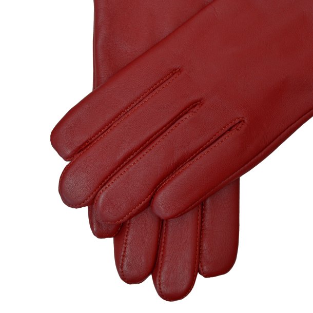 Kirsthine, Belsac glat skindhandske i rd med touch