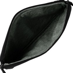Belsac sort iPad sleeve i skind  med plads til en 9,7" iPad