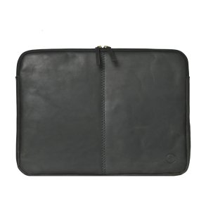 Belsac sort computer sleeve i skind til 15