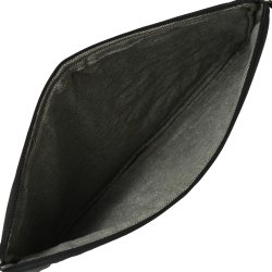 Belsac sort computer sleeve i skind til 15" brbar computer