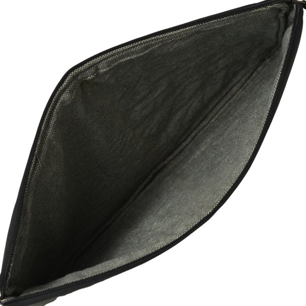 Belsac sort computer sleeve i skind til 15" brbar computer