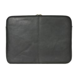 Belsac sort computer sleeve i skind til 15" brbar computer