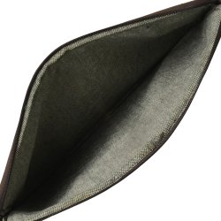 Belsac brunt computer sleeve i skind til 17" brbar computer