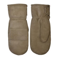 Belsac, Cervinia skindluffe i brun ruskind med velcrolukning