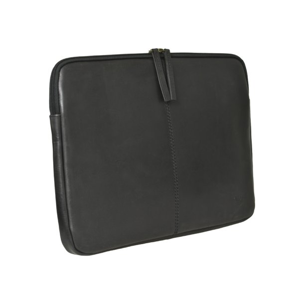 Belsac sort computer sleeve i skind til 14" brbar computer