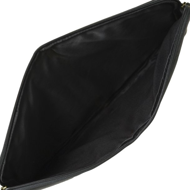 Belsac sort computer sleeve i skind til 14" brbar computer