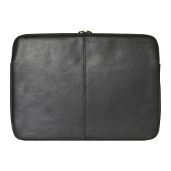 Belsac sort computer sleeve i skind til 14" brbar computer