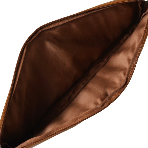 Belsac cognac computer sleeve i skind til 14" brbar computer