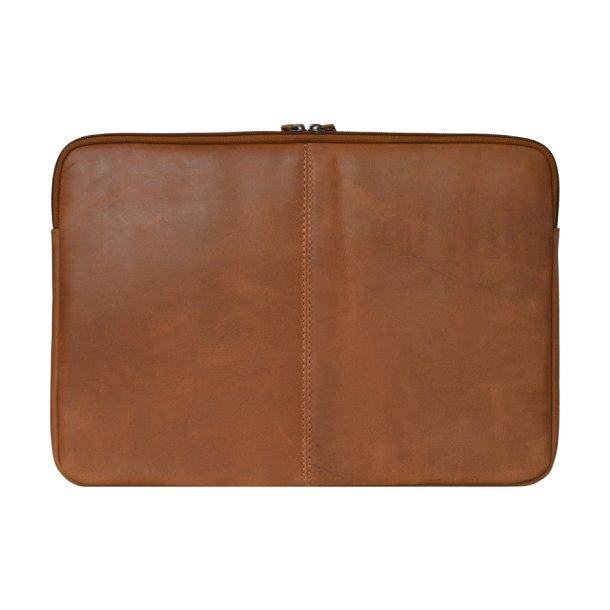 Belsac cognac computer sleeve i skind til 14" brbar computer