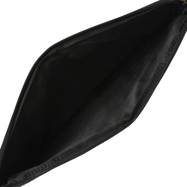 Belsac sort computer sleeve i skind. Passer til en 13,3" Mac computer