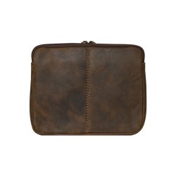 Belsac brunt iPad sleeve i skind med plads til en 9,7" iPad