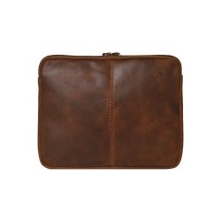 Belsac cognac iPad sleeve i skind med plads til en 9,7" iPad