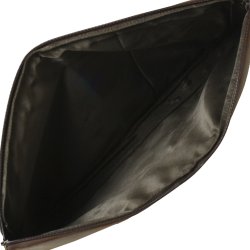 Belsac brunt computer sleeve i skind. Passer til en 15" brbar computer