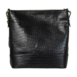 Felucca, Belsac sort arbejdstaske i krokoprget skind med et stort rum