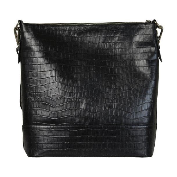 Felucca, Belsac sort arbejdstaske i krokoprget skind med et stort rum