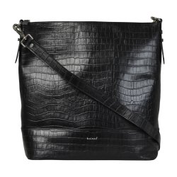 Felucca, Belsac sort arbejdstaske i krokoprget skind med et stort rum