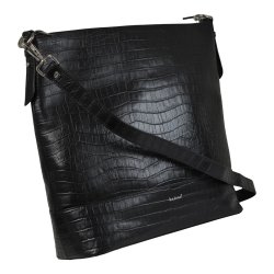 Felucca, Belsac sort arbejdstaske i krokoprget skind med et stort rum