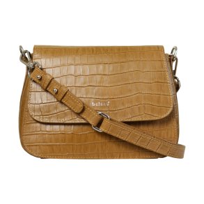 Gry, Belsac beige crossbody  med overslag og lang regulerbar rem