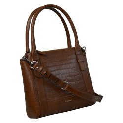 Gunver, Belsac crossbody i cognac