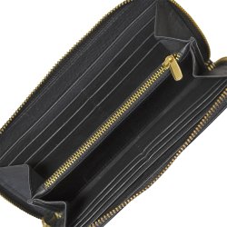 Belsac stor pung i sort mat skind med lynl�srum til kort og kontanter samt et udvendigt rum