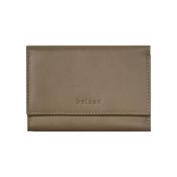 Belsac grbrun pung i skind til kort og sedler